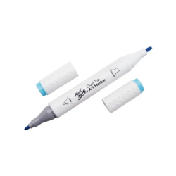 Mont Marte Art Marker Διπλής Μύτης B5 Cyan (66 Baby Blue)